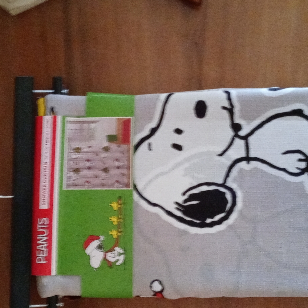 Snoopy shower curtain
